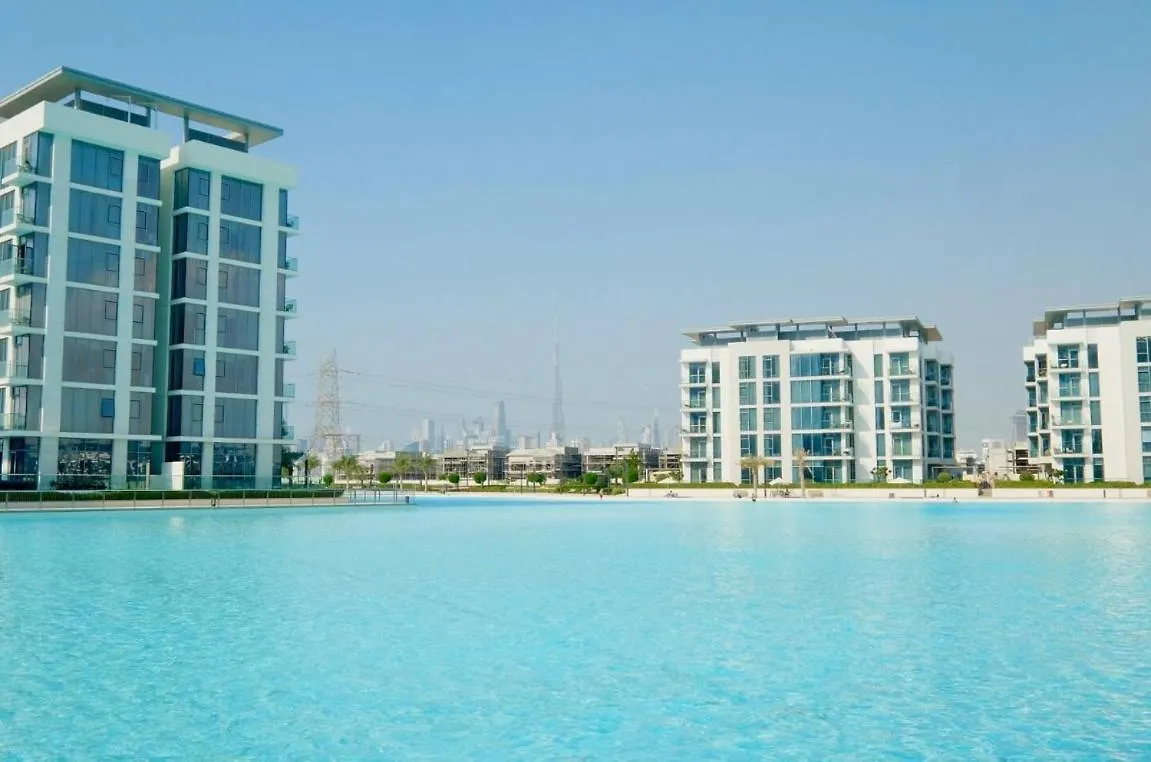 Modern 1Br For 4 With Breathtaking Lagoon Views Dubai Apartment